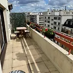 Апартаменты F8 - Terrace Paris's View, Eiffel Tower Area Париж