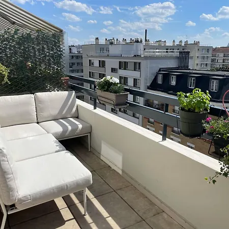 Апартаменты F8 - Terrace Paris's View, Eiffel Tower Area