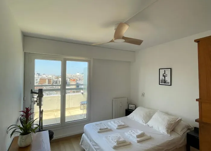 아파트 F8 - Terrace Paris's View, Eiffel Tower Area