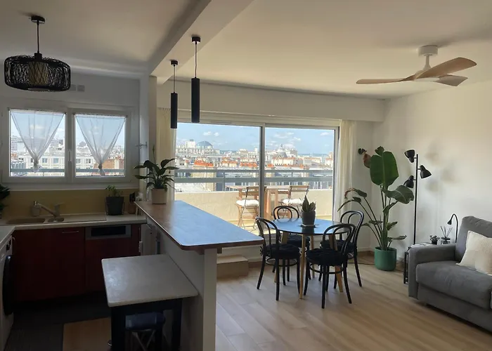 아파트 F8 - Terrace Paris's View, Eiffel Tower Area 파리